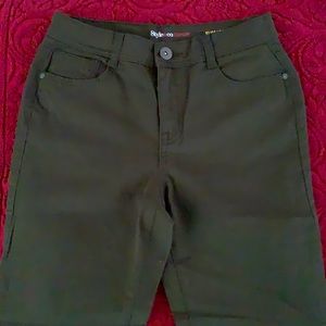 Olive jeans